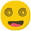 Dizzy Emoji Emoticon Spiral Eyes Icon