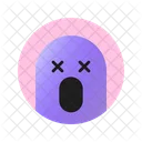 Dizzy Face With Big Mouth Emoji Emoticon Icon