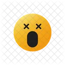 Dizzy Face With Big Mouth Emoji Emotion Icon