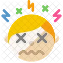 Boy Face Dizzy Icon