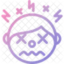 Boy Face Dizzy Icon