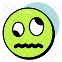 Dizzy Smiley Face Emoji Expression Icon