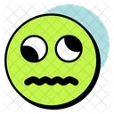 Dizzy Smiley Face Emoji Expression Icon