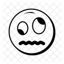 Dizzy Smiley Face  Icon