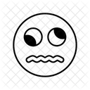 Dizzy Smiley Face  Icon