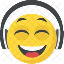 Dj Emoticon Headphones Icon