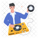 Dj Disk Jockey Turntablist アイコン
