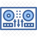 Dj Mixer Turntable Music Icon