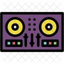 Dj Mixer Turntable Music Icon