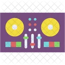 Dj Mixer Turntable Music Icon