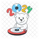 Dj Oso Musica Dj Disc Jockey Icono