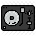 DJ-Plattenspieler  Symbol