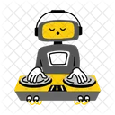 Robô dj  Ícone