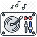 Dj Turntable Dj Mixer Dj Music Icon