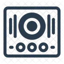 Dj Turntable Mixing Scratching Icon