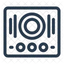 Dj Turntable Mixing Scratching Icon