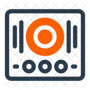 Dj Turntable Mixing Scratching Icon