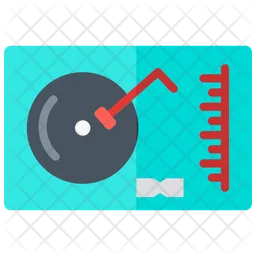 DJ turntable Record player  Icon