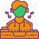 DJ vinil  Ícone