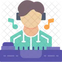 DJ vinil  Ícone