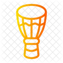 Djembe African Percussion Instrument Icon