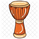 Djembe Tabla African Drum Icon
