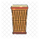 Tambor Djembe Instrumento Percussao Ícone