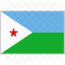 Djibouti Flag Icon