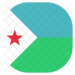 Djibouti Flag Icon