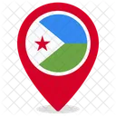 Djibouti Country National Icon