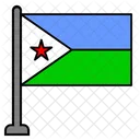 Djibouti Country Flag Flag Icon