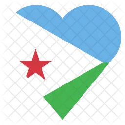Djibouti Flag Icon