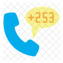 Djibouti Country Code Phone Icon