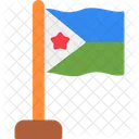 Djibouti Country Flag Icon