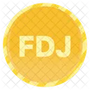 Djibouti Franc Coin  Icon