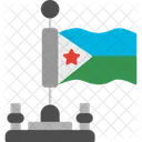 Djibuti Chifre Da Africa Longe Ícone