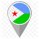 Djibouti Localizacao Do Pais Localizacao Ícone