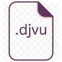 Djvu Arquivo Documento Icon