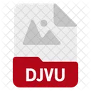 Djvu File Format Icon