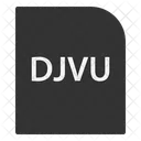Djvu File Extension Icon
