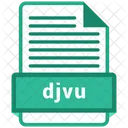 Djvu File Formats Icon