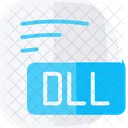 Dll Dynamic Link Library Flat Style Icon Icon