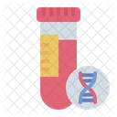 Dna Tubo De Ensaio Laboratorio Icon