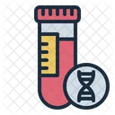 Dna Tubo De Ensaio Laboratorio Icon