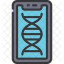 Dna Mobile Science Icon