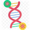 DNA 바이러스 원숭이두창 아이콘