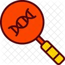 DNA 검색 찾기 아이콘