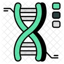 Dna Deoxyribonucleic Acid Dna Strand Icon