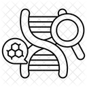DNA Analyse Desoxyribonukleinsaure DNA Strang Symbol