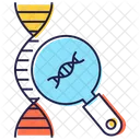 DNA Analyse DNA Strang Biologische Tests Symbol